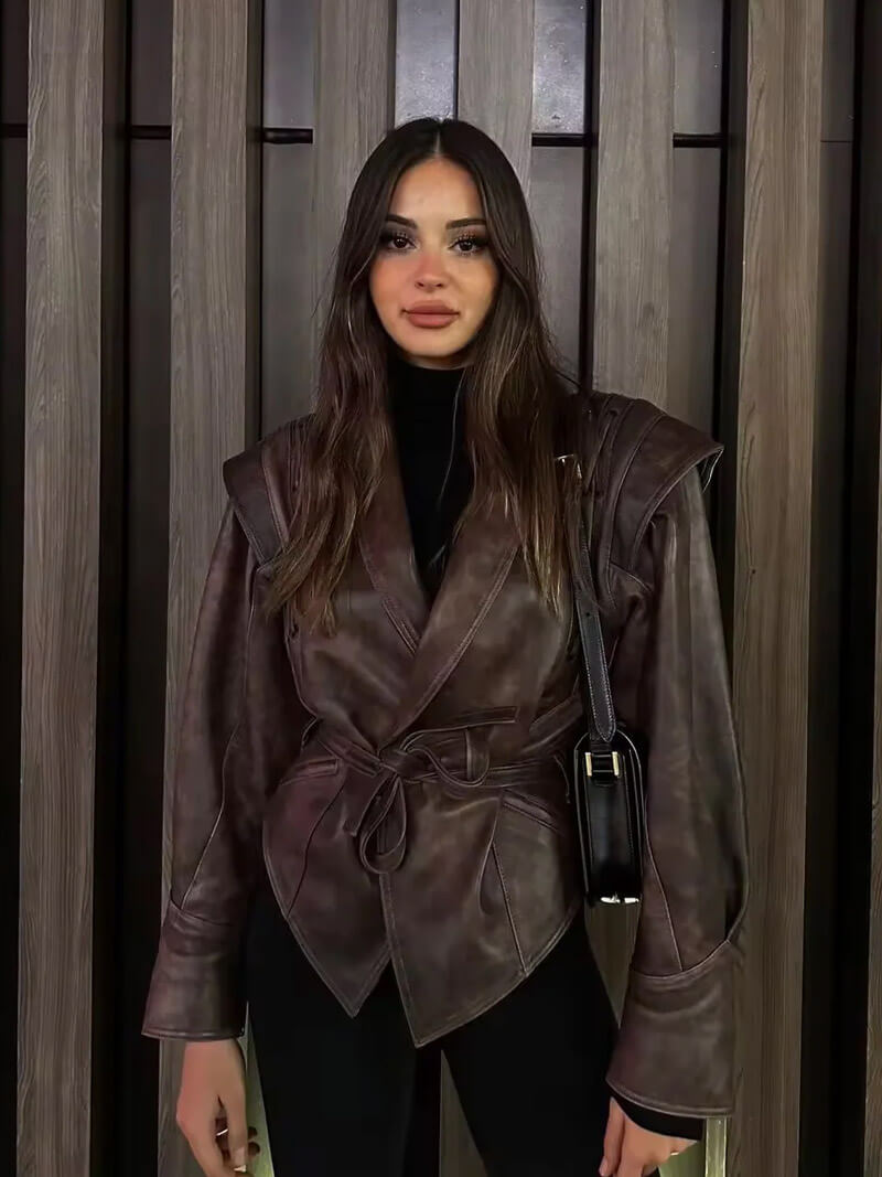 Luvik | Tekonahka Kimono Takki