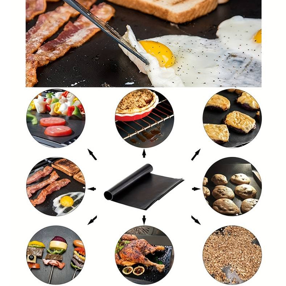Grill/steke matte Teflon non-stick (5 stk) | Luvikno