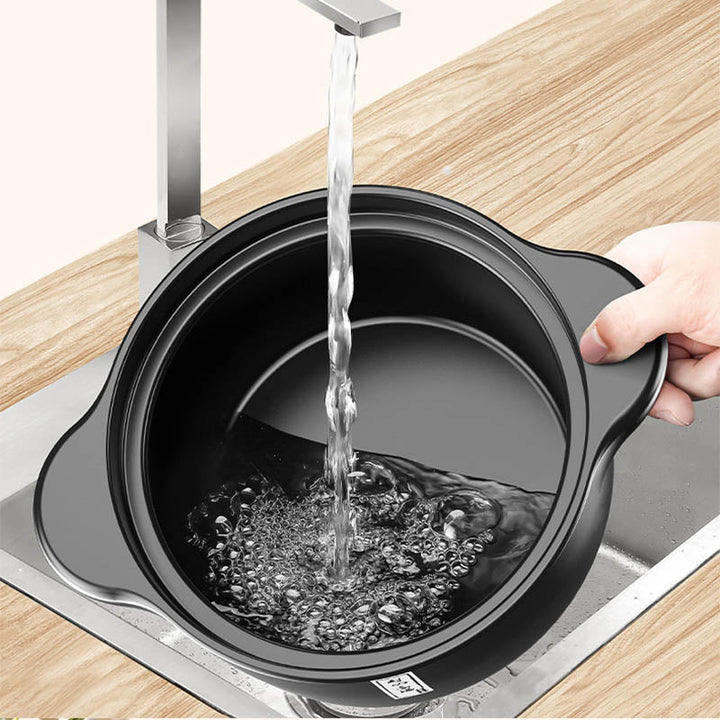 Stew Pot Casserole Keramisk Sauspan Temperatur Motstandsdyktig Koking Panne | Luvikno