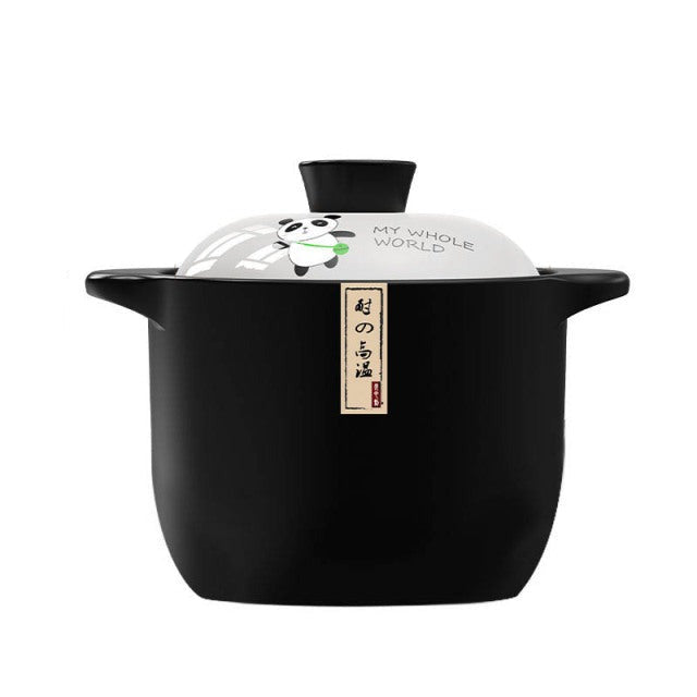 Stew Pot Casserole Keramisk Sauspan Temperatur Motstandsdyktig Koking Panne | Luvikno