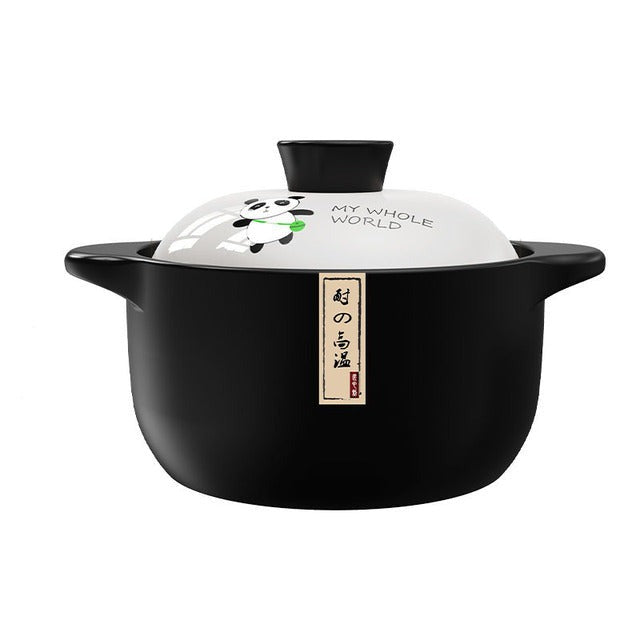 Stew Pot Casserole Keramisk Sauspan Temperatur Motstandsdyktig Koking Panne | Luvikno