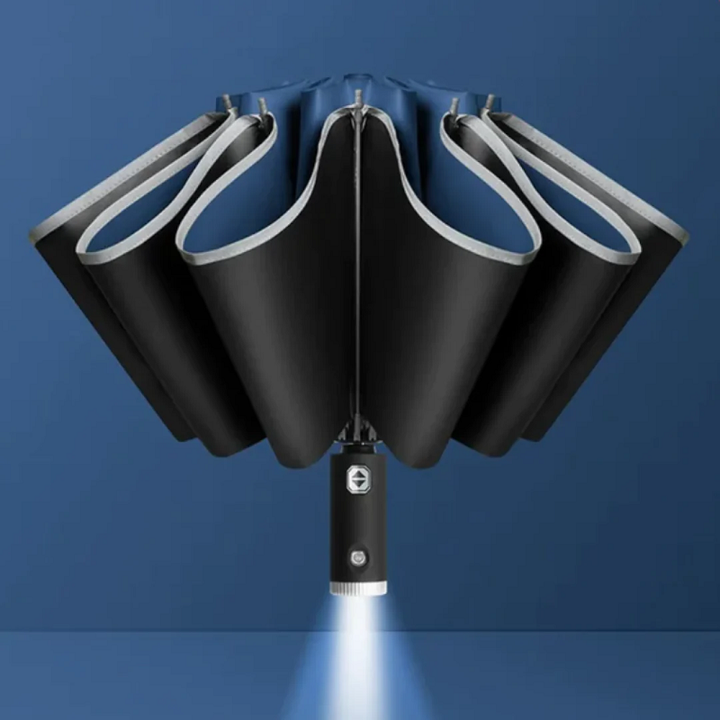 StormShield LED Paraply med Automatisk | Luvikno