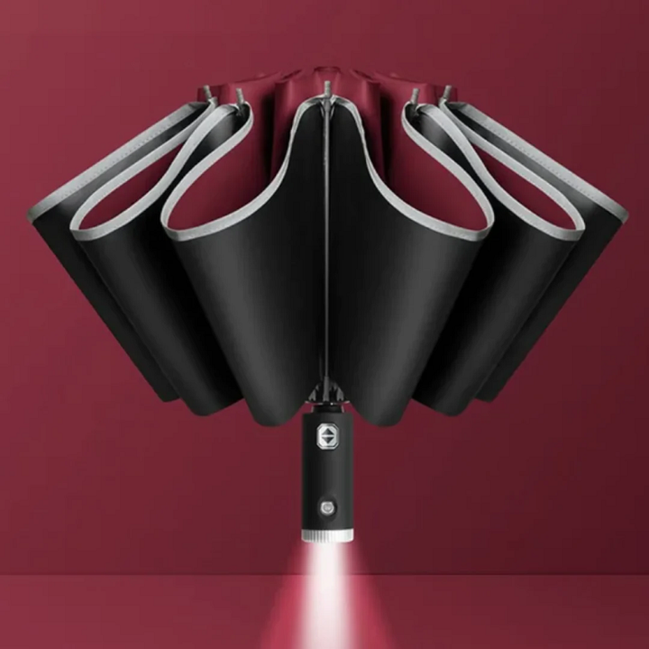 StormShield LED Paraply med Automatisk | Luvikno