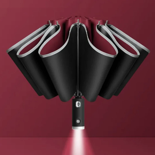 StormShield LED Paraply med Automatisk | Luvikno