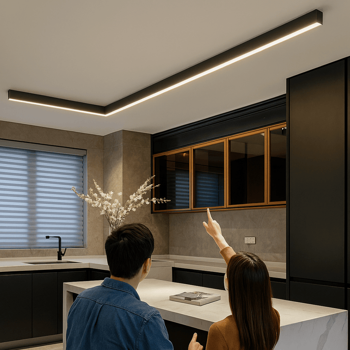 Luvikno | LUMIVIA – Minimalistisk LED Taklampe med Skandinavisk Eleganse
