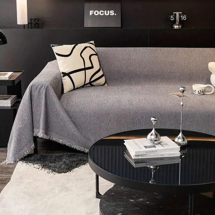 Sofa Deksel Holdbar Chenille Stoffbeskyttelse Luvikno