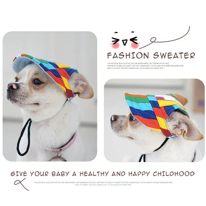 Stilig Rundbremmet Hundelue - SunnyPaws Luvikno