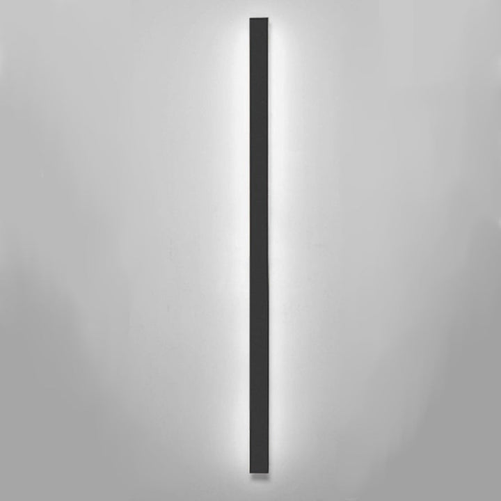 Utendørs Vegglampe Svart Aluminium LED Armatur Luvikno