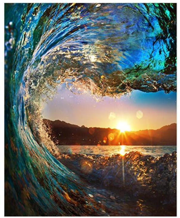 Surf's Up - Van-Go Mal-Efter-Nummer Sett | Luvikno