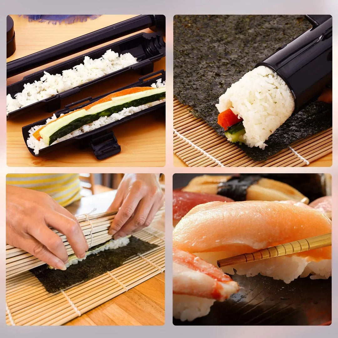 Sushi Bazooka Risform Bambus Rullematte Sushi Maker Sett | Luvikno