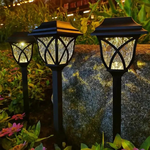 LED Solcelle Hagebelysning – Dekorative Solkraftdrevne Plenlys for Utendørs Stier | Luvikno