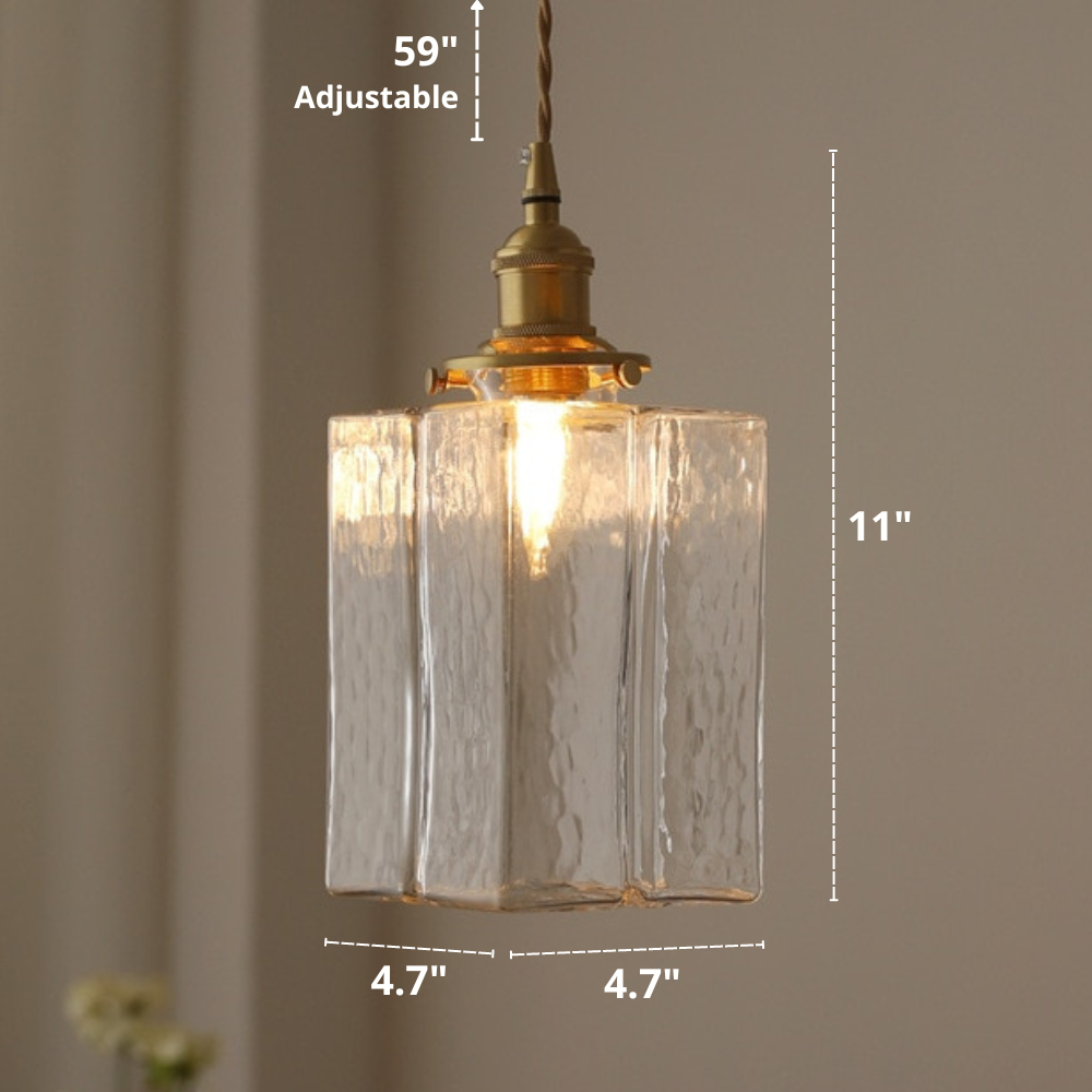 Whitley - Vintage Glass Hanging Lamps | Luvikno
