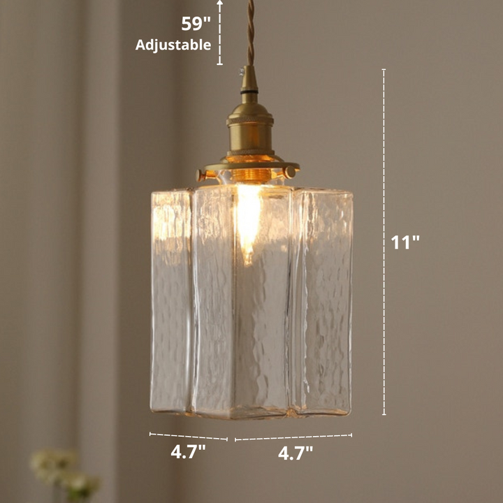 Whitley - Vintage Glass Hanging Lamps | Luvikno
