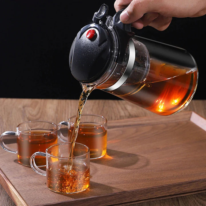 Tekanne for te med infuser glasskettle varmebestandig tekanne | Luvikno
