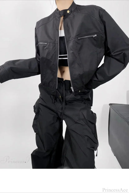 Luvik | Utility Locker Casual Zip Takki