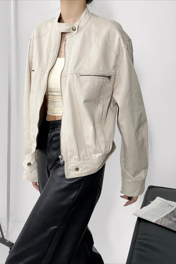 Luvik | Utility Locker Casual Zip Jakke