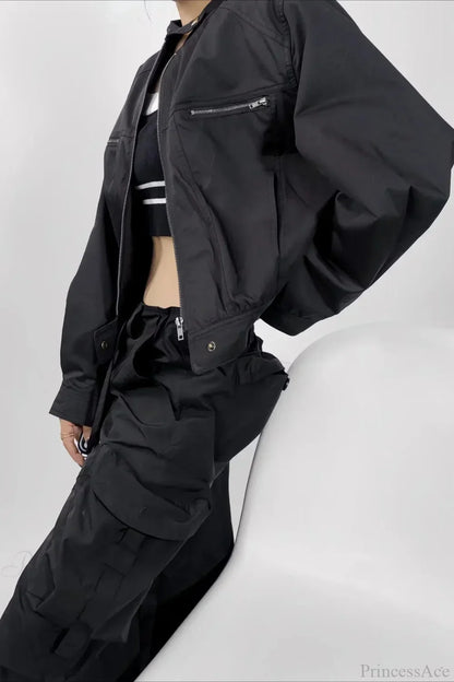 Luvik | Utility Locker Casual Zip Takki