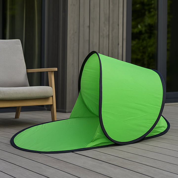 Solbeskyttelsestelt – Pop-up skygge for strand og terrasse | Luvikno