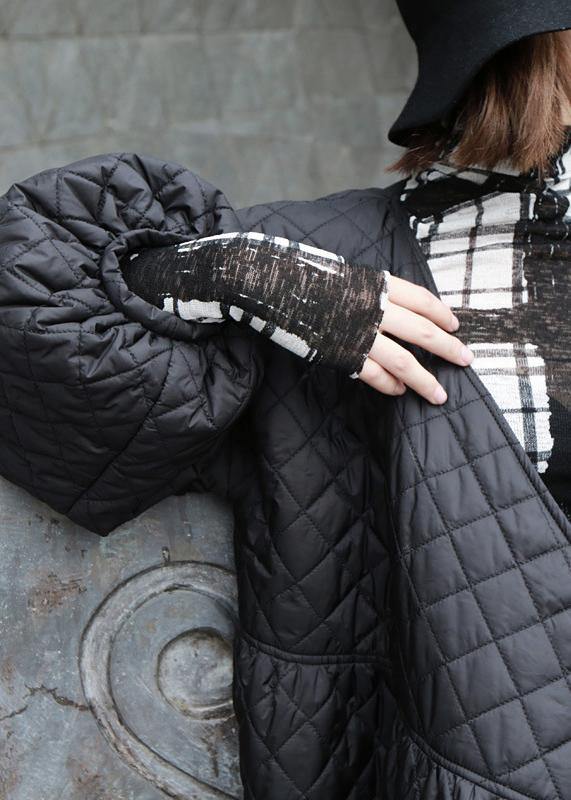 Luvik | yextended vinterjakker varme med svarte lanterneslipper parka-damer