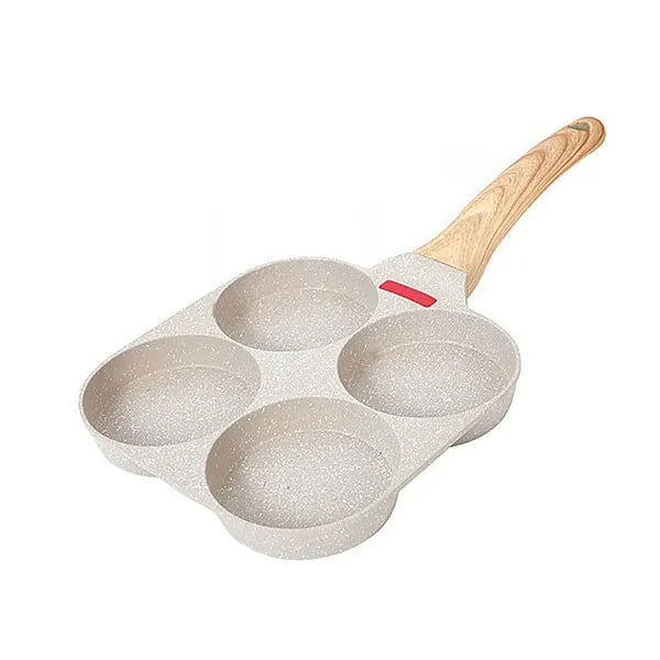 Tykk Omelett Stekepanne med Lok Nonstick 4 Kopper Pannekakepanne | Luvikno