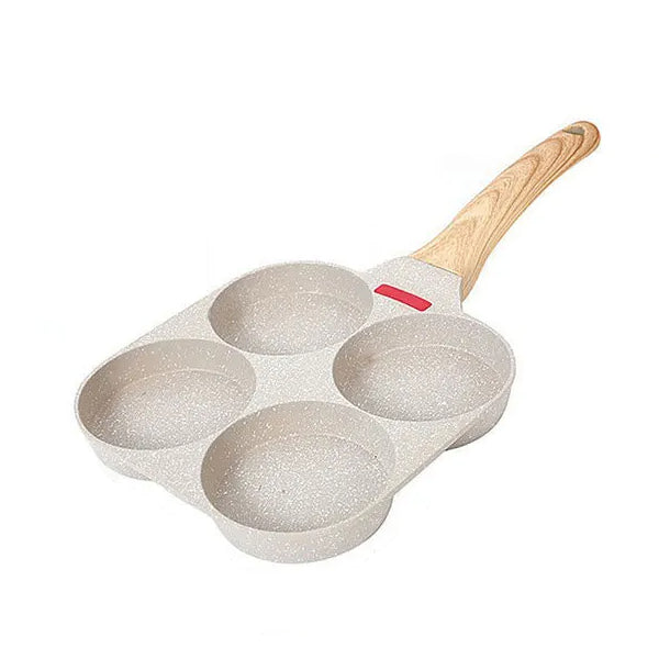 Tykk Omelett Stekepanne med Lok Nonstick 4 Kopper Pannekakepanne | Luvikno