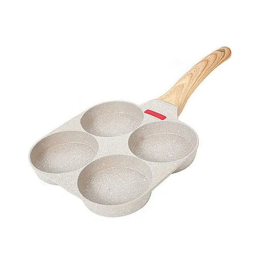 Tykk Omelett Stekepanne med Lok Nonstick 4 Kopper Pannekakepanne | Luvikno