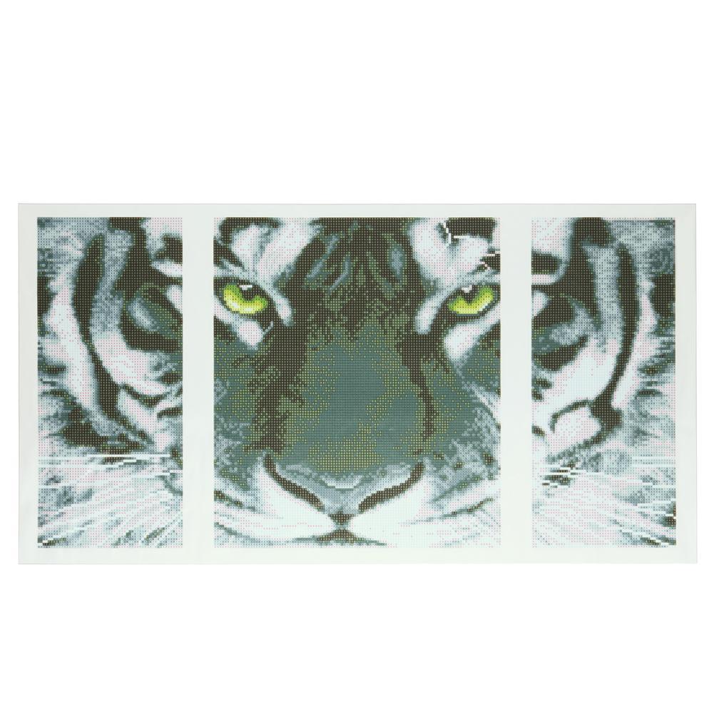 Black and White Tiger - GemPaint Kit | Luvikno