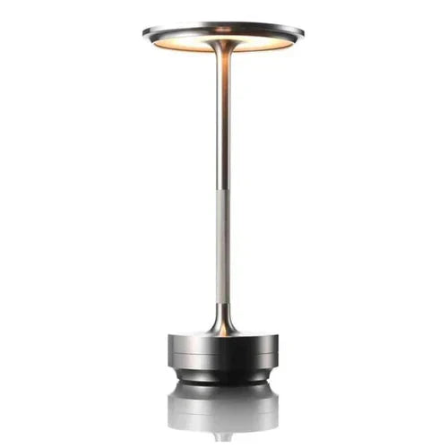 Bordlampe gull metall trådløs LED lys Luvikno