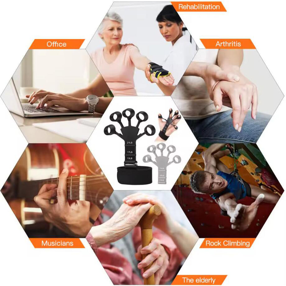 Fingertrener med 3 forskjellige motstander | Luvikno