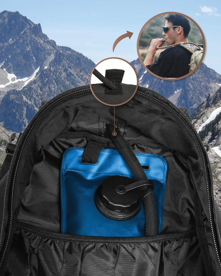 35L Utendørs Taktisk Ryggsekk med Molle System og Laptop Oppbevaring | Luvikno