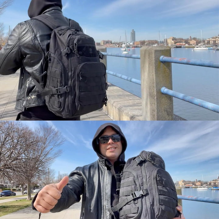 35L Utendørs Taktisk Ryggsekk med Molle System og Laptop Oppbevaring | Luvikno