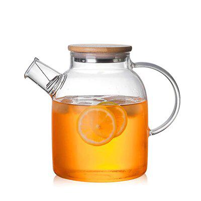 Transparent borosilikatglasskjelekanne heat-resistant | Luvikno