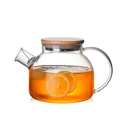 Transparent borosilikatglasskjelekanne heat-resistant | Luvikno