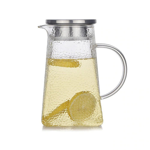 Transparent Glass Tea Kettle With Filter | Luvikno
