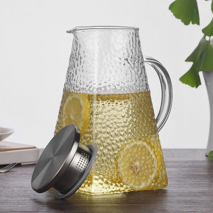 Transparent Glass Tea Kettle With Filter | Luvikno
