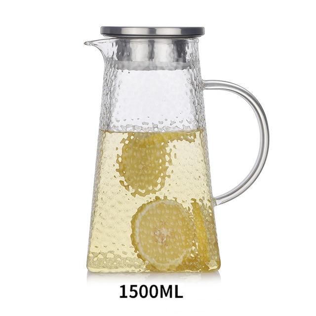 Transparent Glass Tea Kettle With Filter | Luvikno