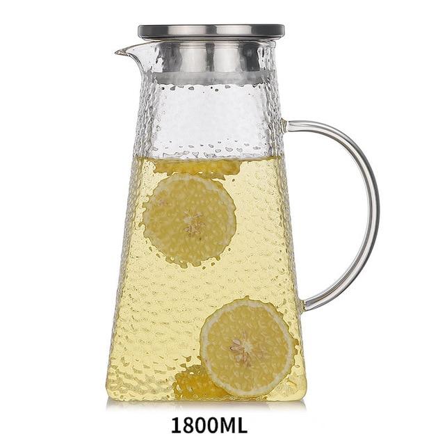 Transparent Glass Tea Kettle With Filter | Luvikno