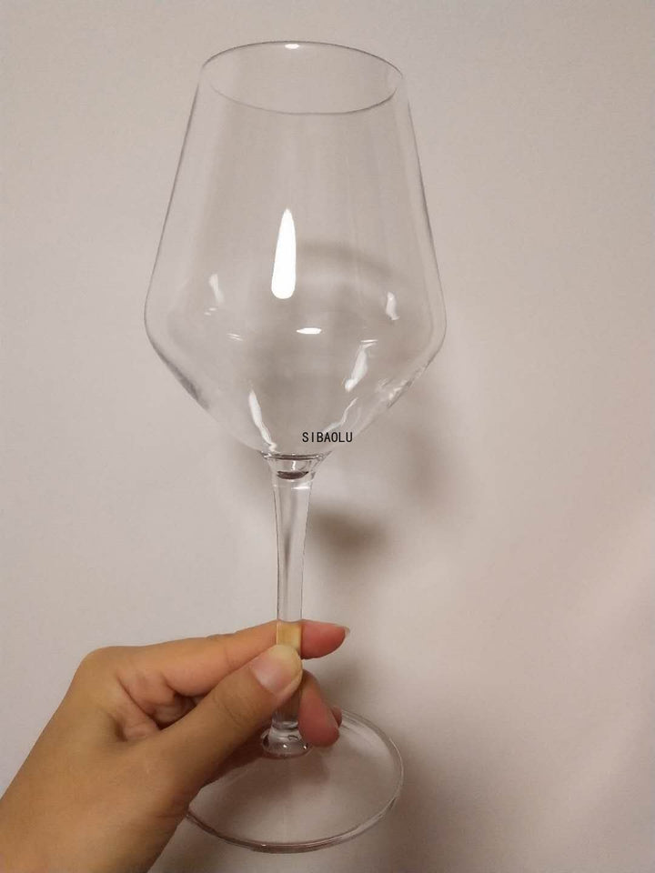 Transparent Bruddfrie Silikon Plast Vin Glass Goblet Kopper | Luvikno