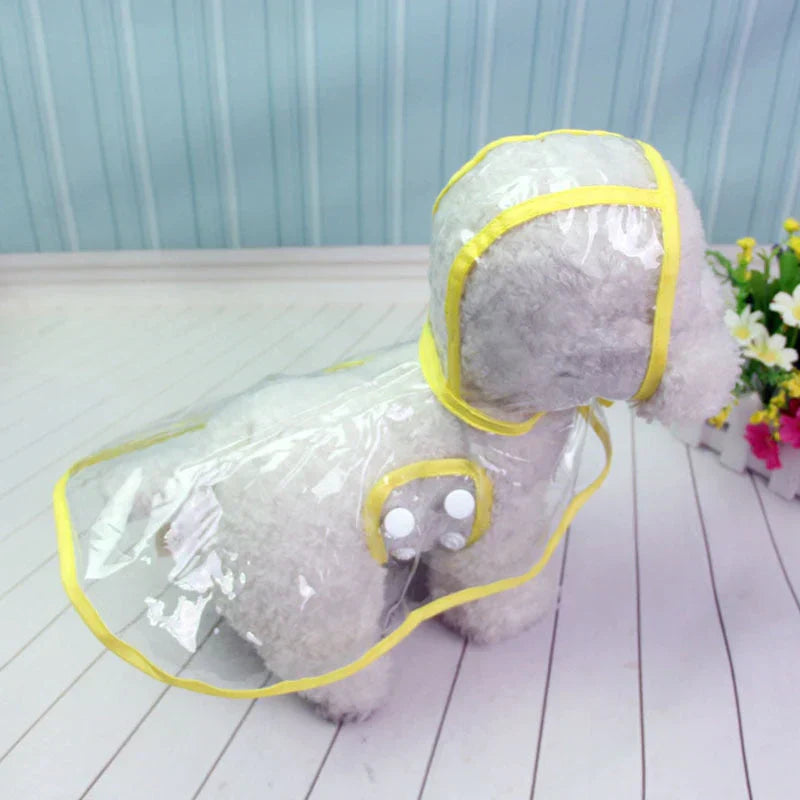 Transparent Vanntett Regnjakke for Hunder - DryPaw Luvikno