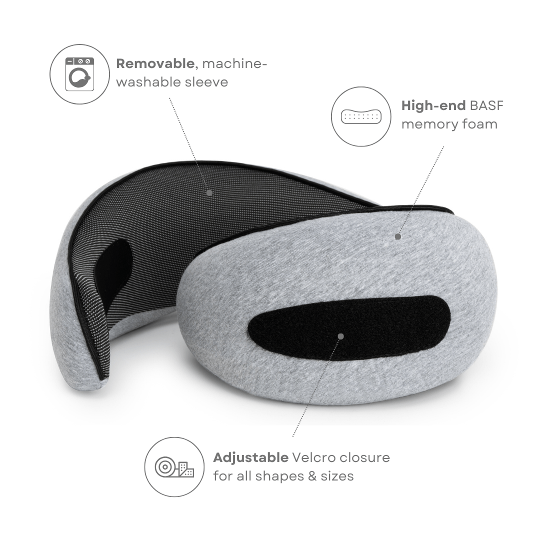 Luvikno | TRAVELNEST – Ergonomisk Reisepute for Nakke Støtte
