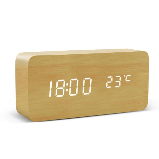 Luvikno | Boom Minimalist LED Vekkerklokke Digital Vekkerklokke