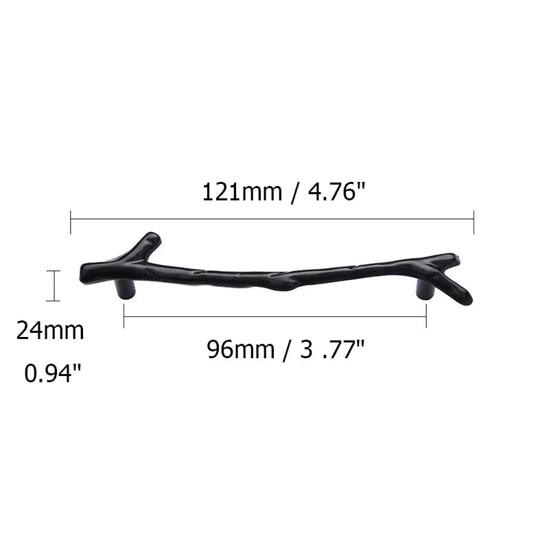 Tree Branch Cabinet Handles Kitchen Furniture Hardware Drawer Pulls | Luvikno