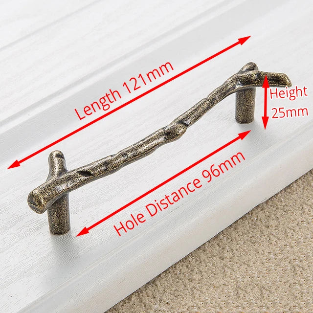 Tree Branch Cabinet Handles Kitchen Furniture Hardware Drawer Pulls | Luvikno