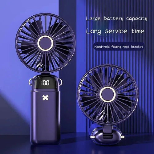Aromaterapi Håndholdt Mini Vifte – Sammenleggbart, Bærbart & USB-oppladbart | Luvikno
