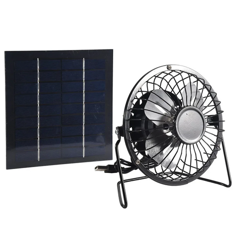 Mini solardrevet ventilasjonsvifte – 5W bærbar avtrekksvifte for kontorer og utendørs | Luvikno