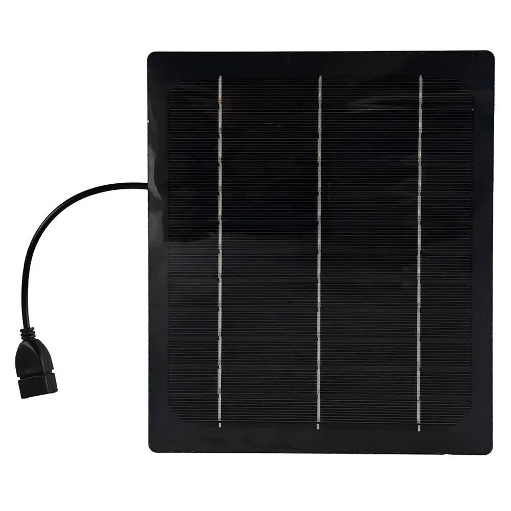 Solcelldrevet campingvifte med USB - Bærbar solvifte for utendørs camping, fotturer, fiske, reise | Luvikno