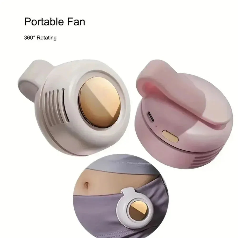 Whirlwind Leafless Mini Fan – USB Oppladbar & Bærbar Vifte for Utendørs | Luvikno