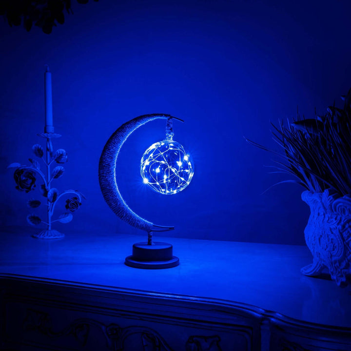 Bordlampe LED Måneskinn for Soverom Luvikno