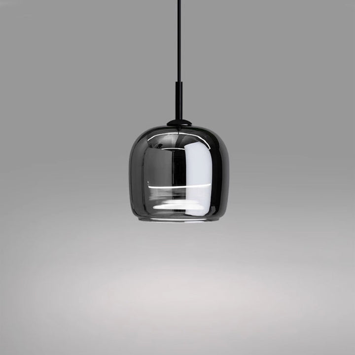 Luvikno | MidnightShine Lampe - Moderne Svart Glass Design Pendellampe