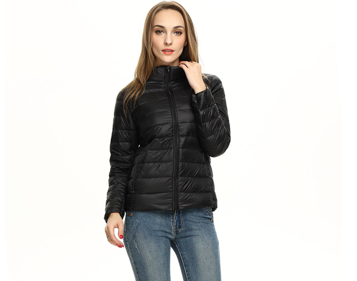 Lett dunjakke med urban eleganse